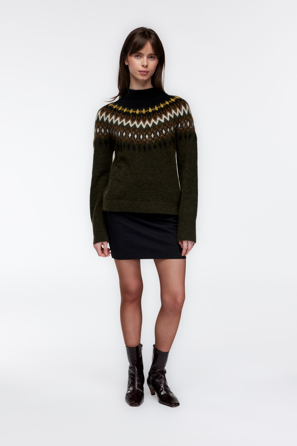 Annie genser Jaktgrønn - Jakt grønn image #1