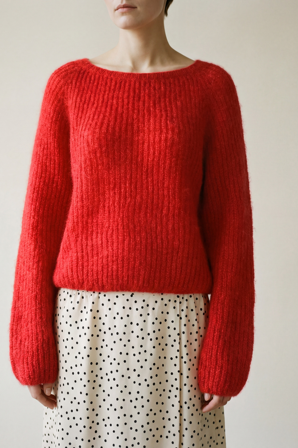 Lerke genser kort valmue - Valmue image #2