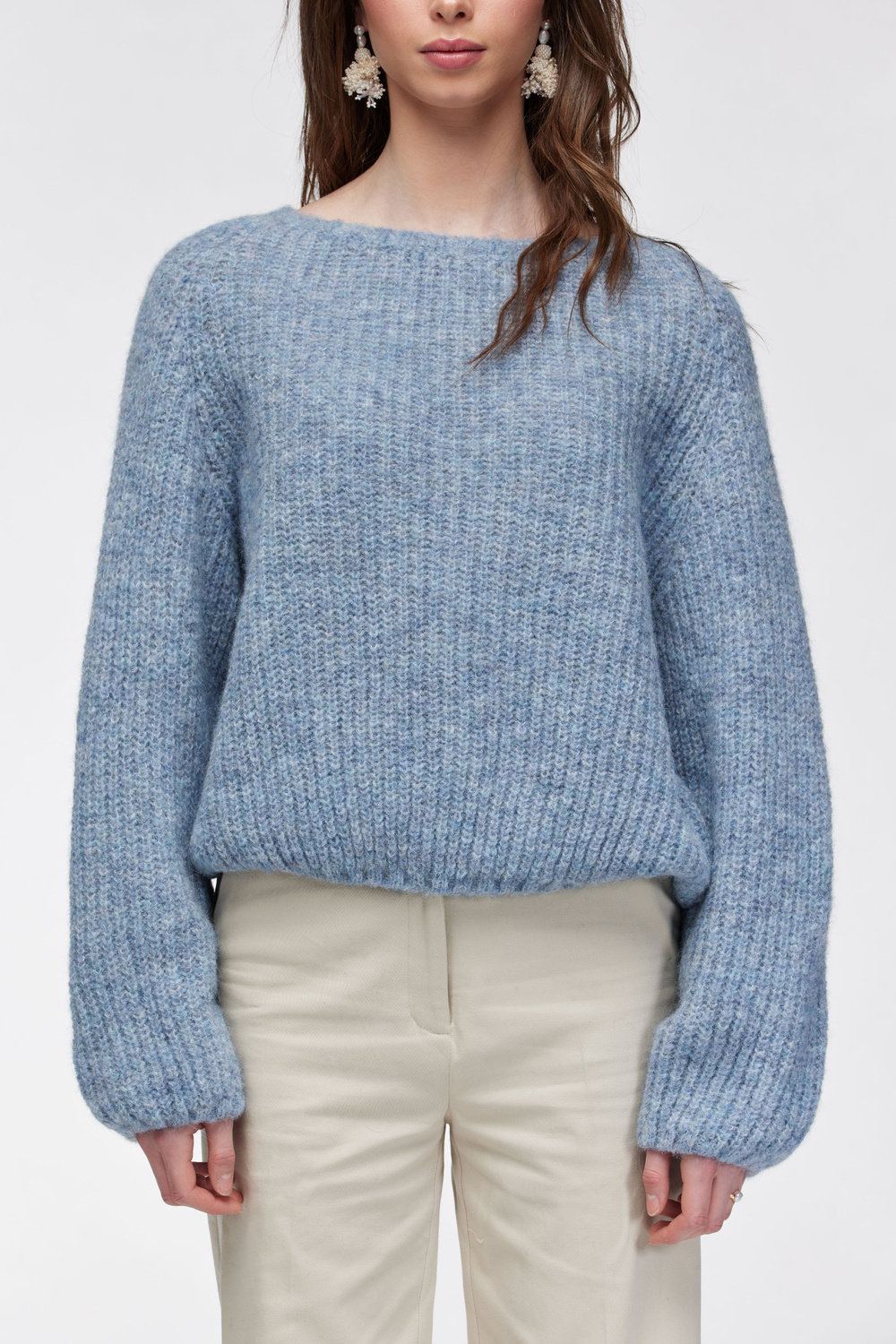 Lerke genser kort Himmelblå - Himmelblå image #3