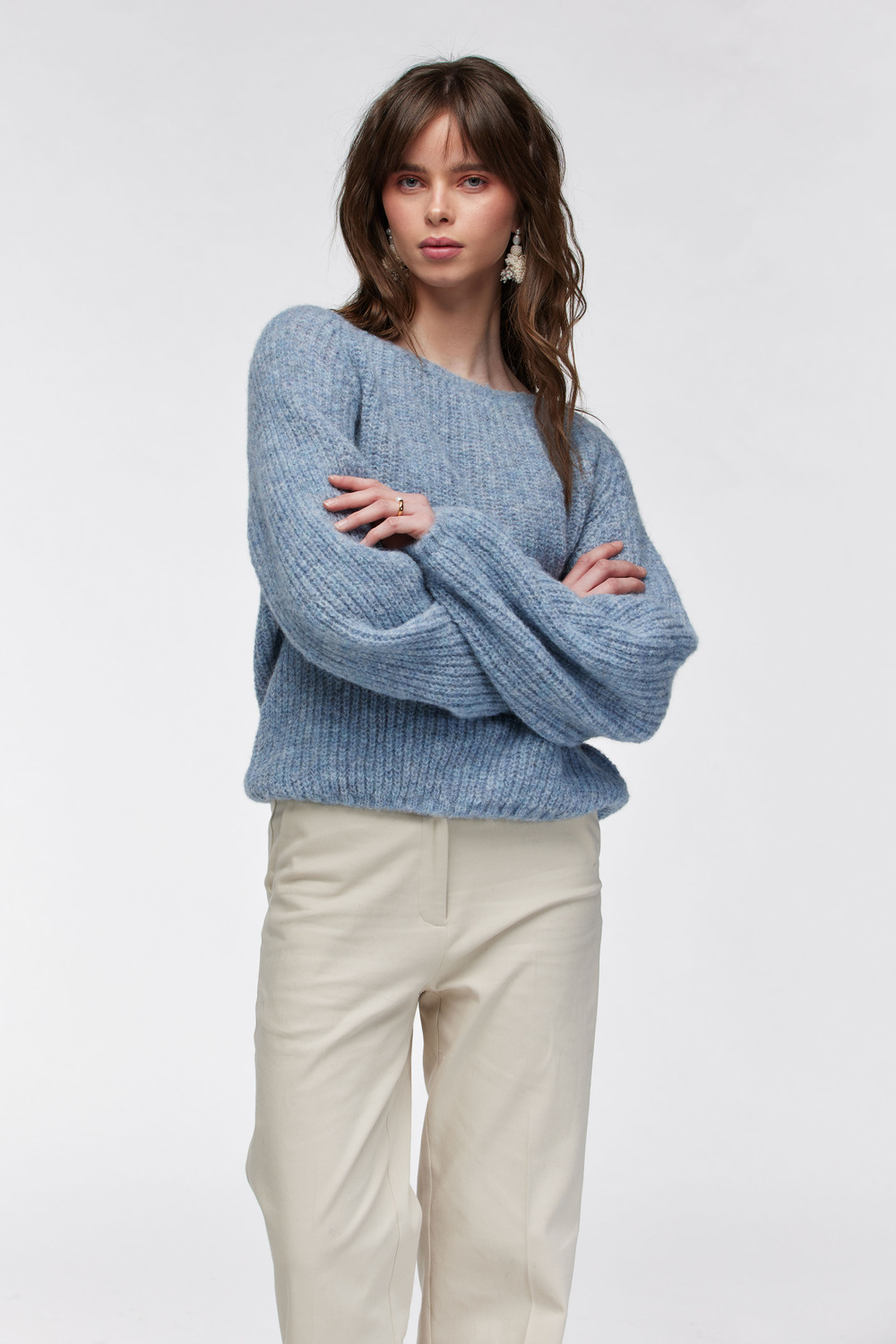 Lerke genser kort Himmelblå - Himmelblå image #1