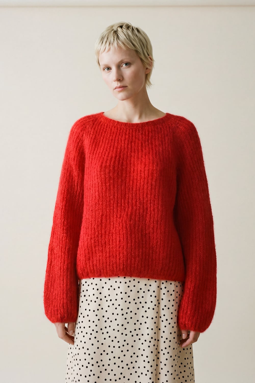 Lerke genser kort valmue - Valmue image #1