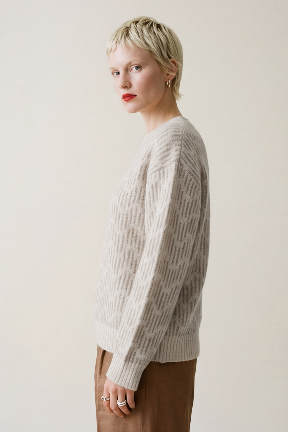 Vilja genser sand - Sand image #5