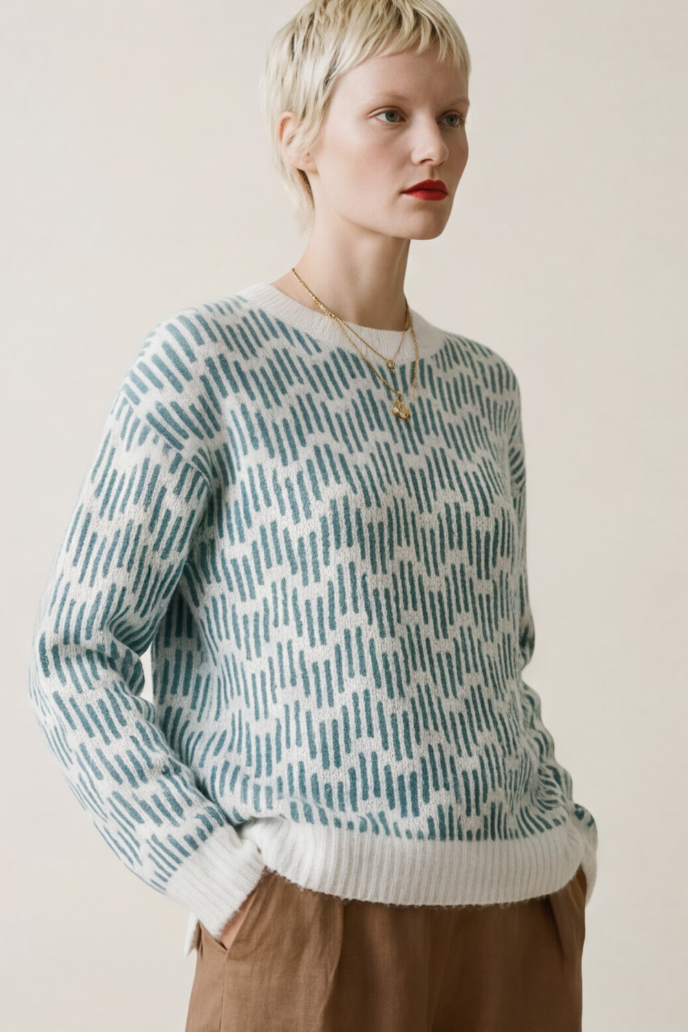 Vilja genser denim - Denim image #1