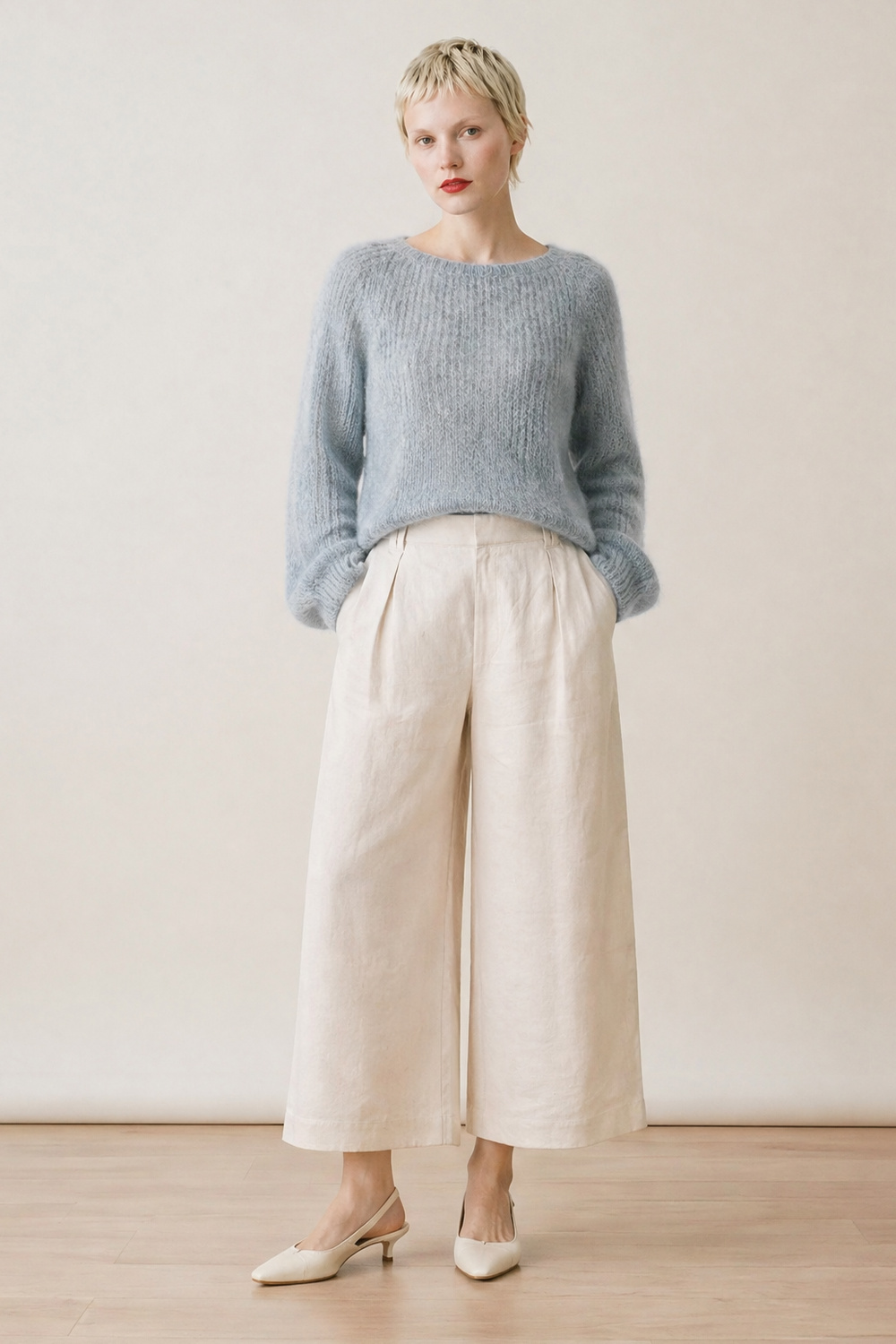 Sukkerspinn lys blå - Lys blå image #1