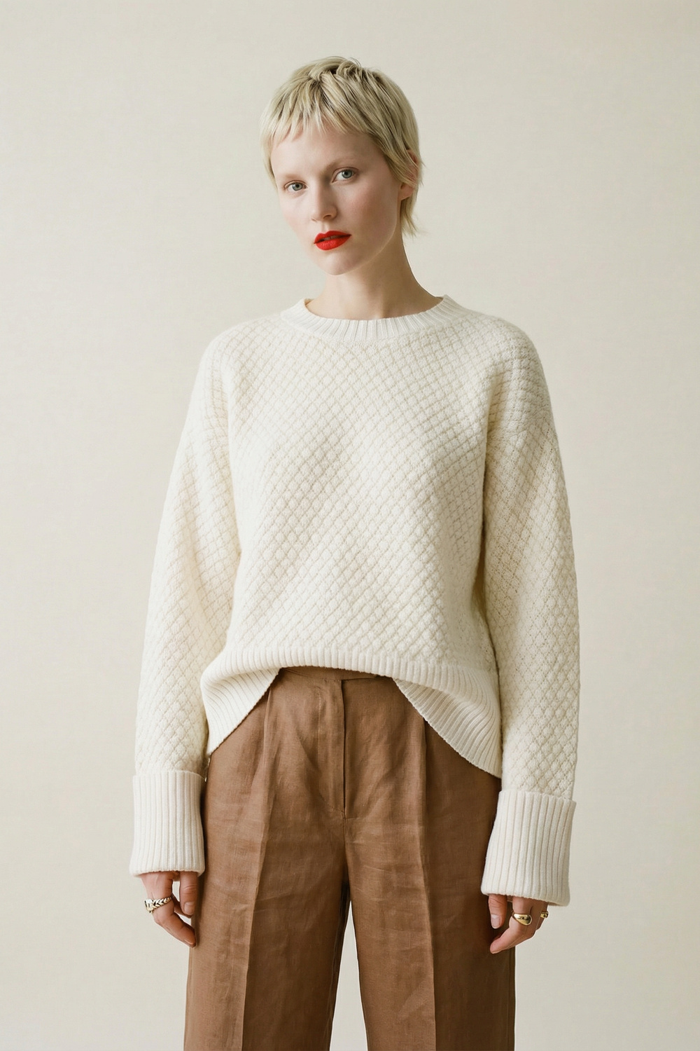 Sine genser gul - Strågul image #1