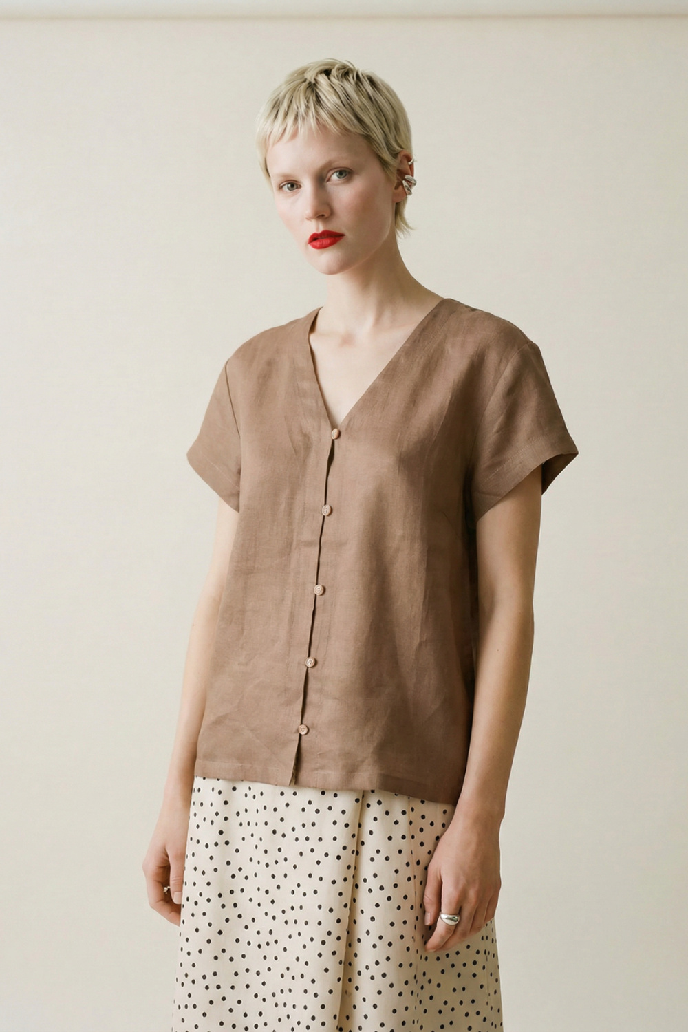 Daria topp Oliventre - Oliventre image #1