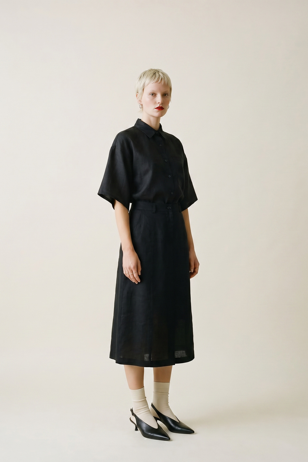 Delia skjørt Midnatt - Midnatt image #1