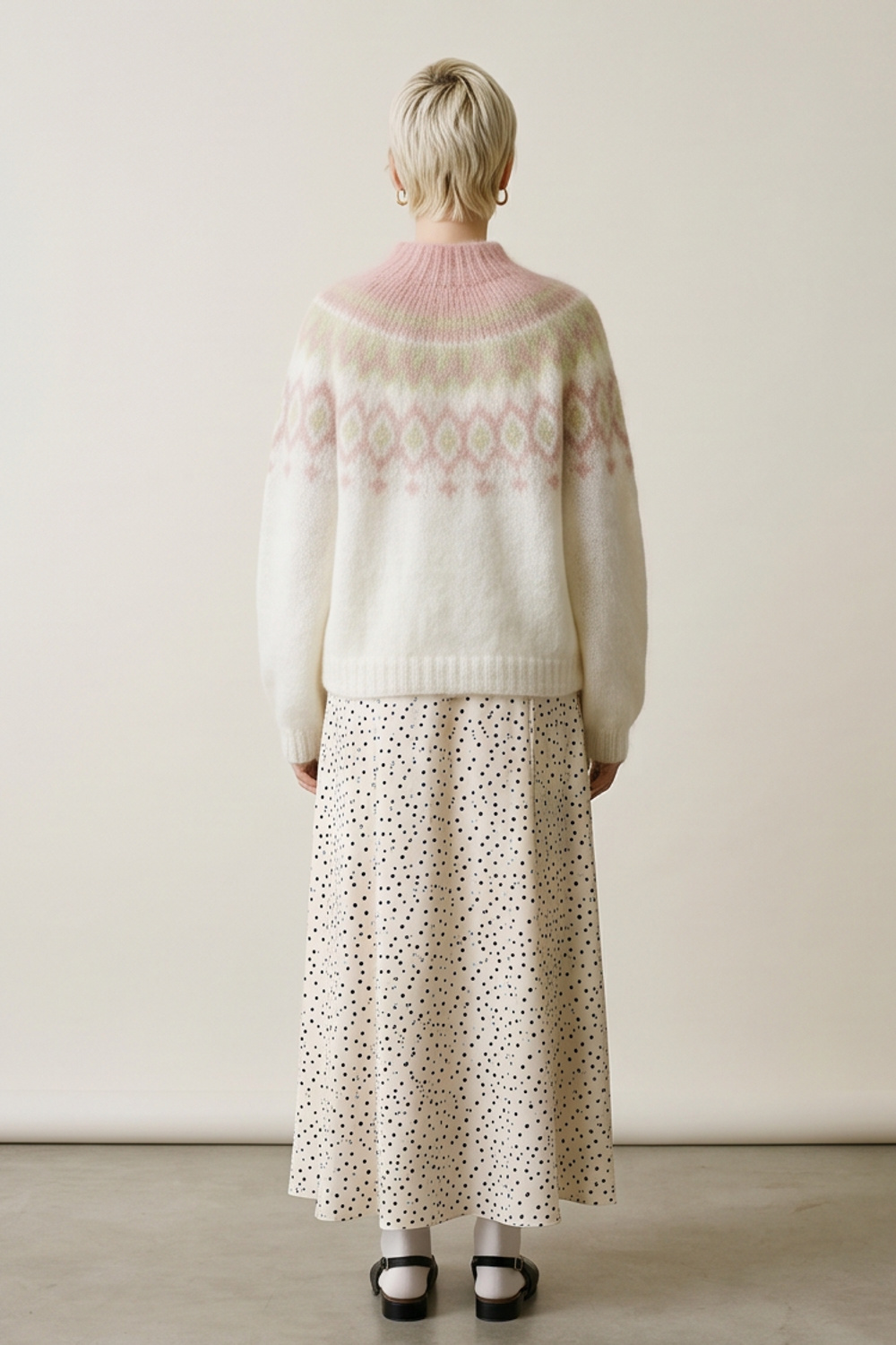 Bodil genser sukkerrosa - Sukkerrosa image #2