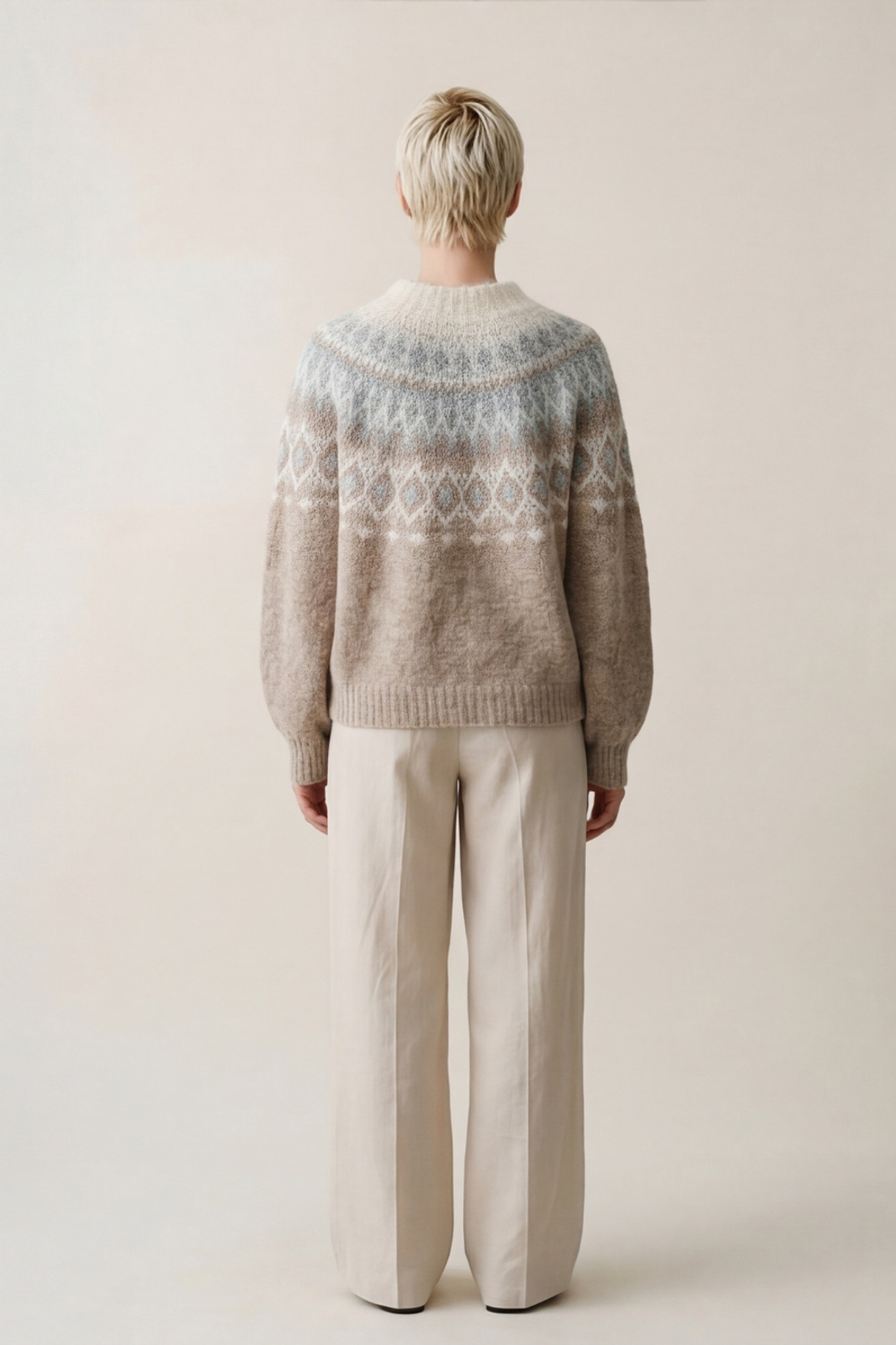 Bodil genser Sand - Sand image #2