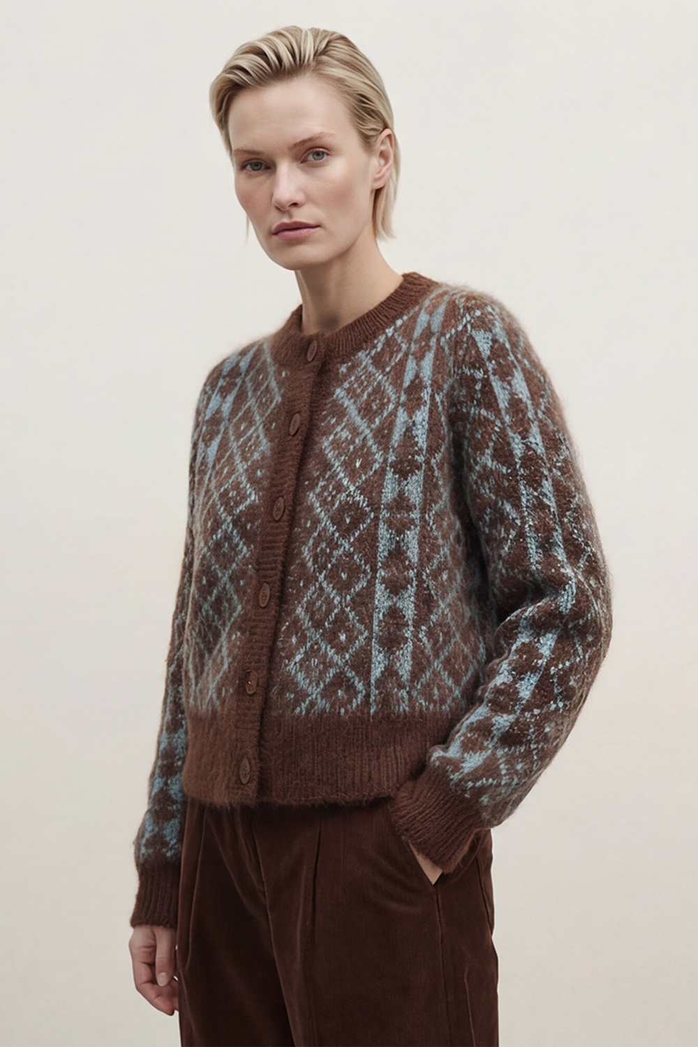 Maja cardigan jord - Jord image #1