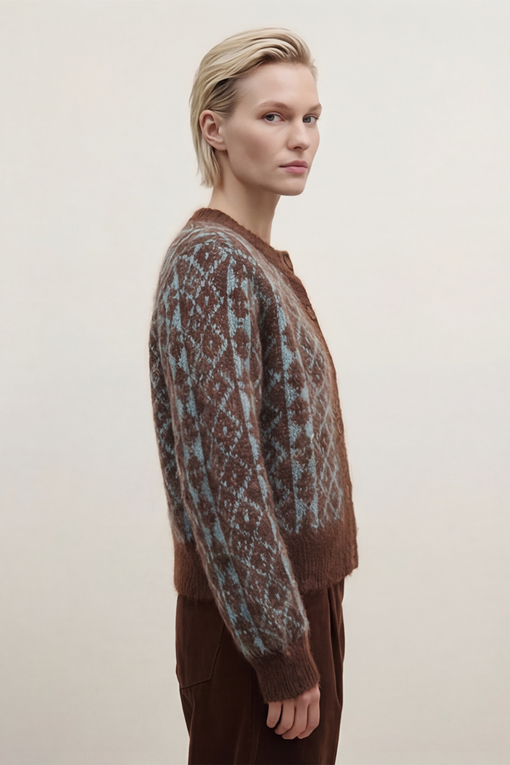 Maja cardigan jord - Jord image #2