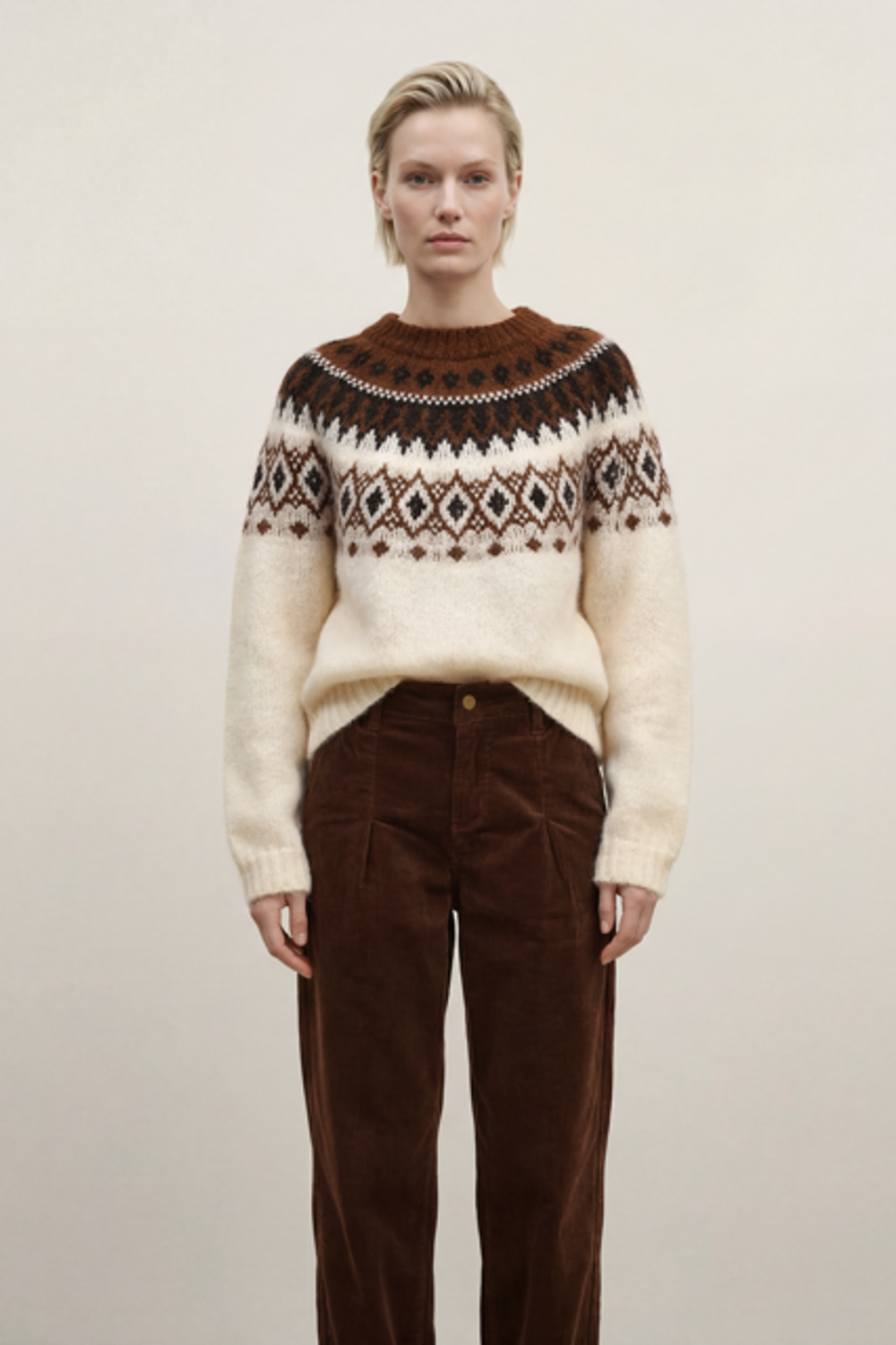 Sonja Jacquard genser Myrull - Myrull image #3