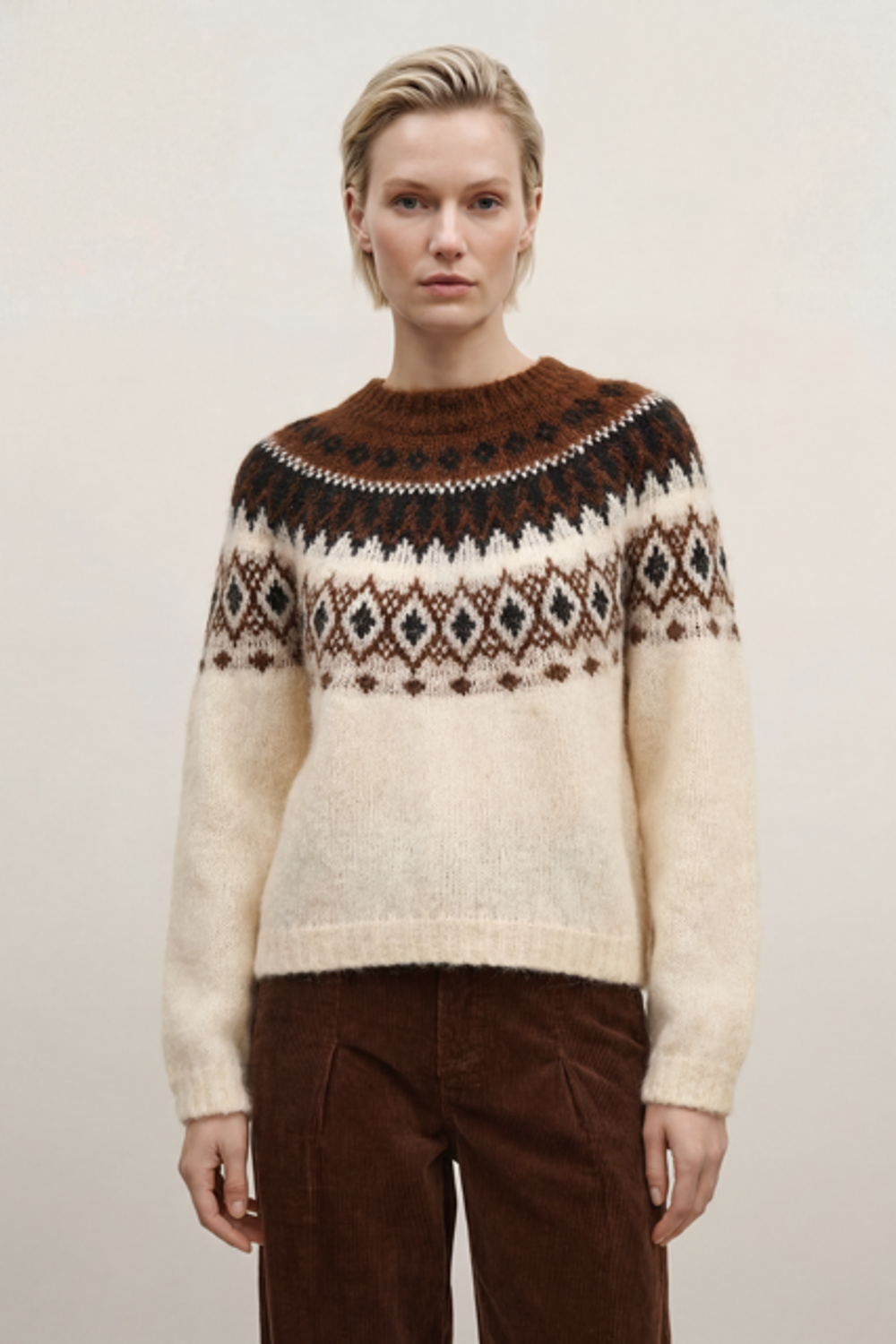 Sonja Jacquard genser Myrull - Myrull image #1