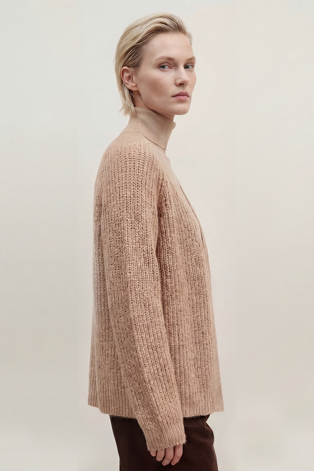 Emma cardigan Sand - Sand image #2