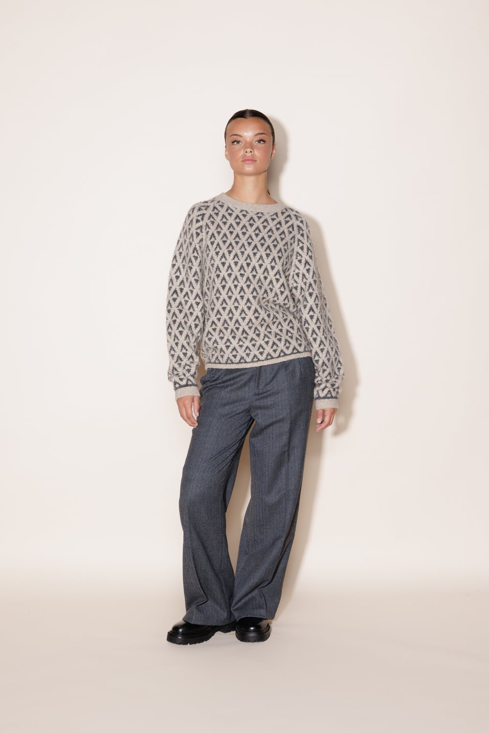 Torill genser naturgrå - Naturgrå image #2