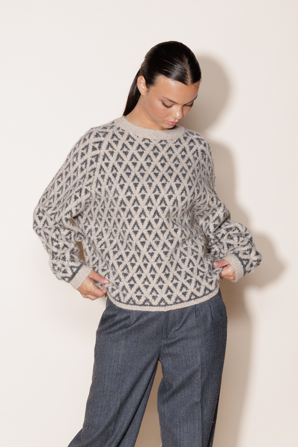 Torill genser naturgrå - Naturgrå image #4