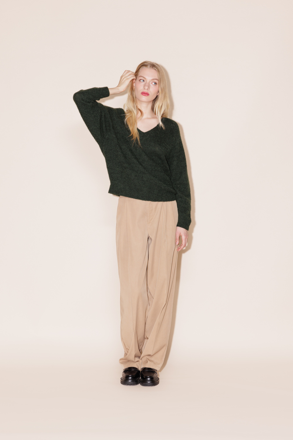 Elina v-genser Svart - Svart image #3