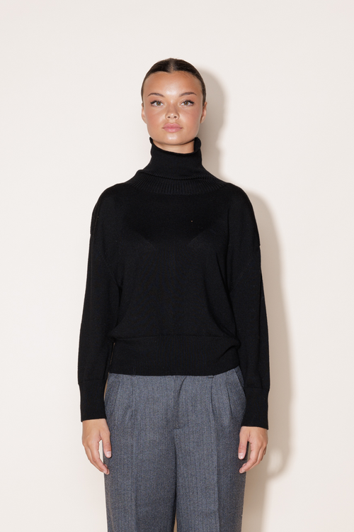 Alina genser svart - Svart image #1