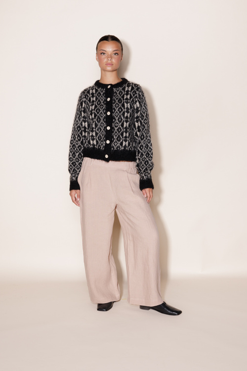 Maja cardigan - Svart mix image #1