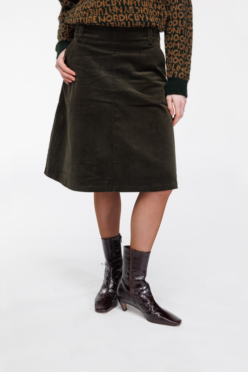 Vibeke skjørt Dyp skog - Dyp skog image #1