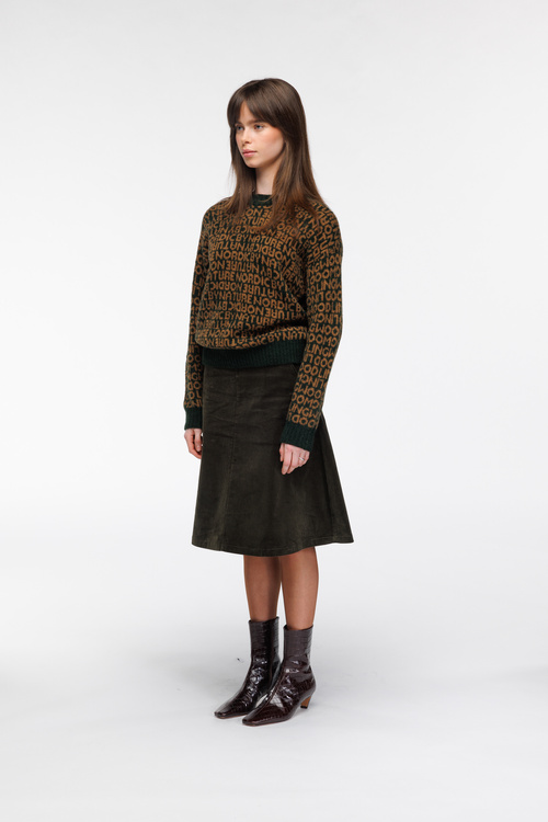 Vibeke skjørt Dyp skog - Dyp skog image #2