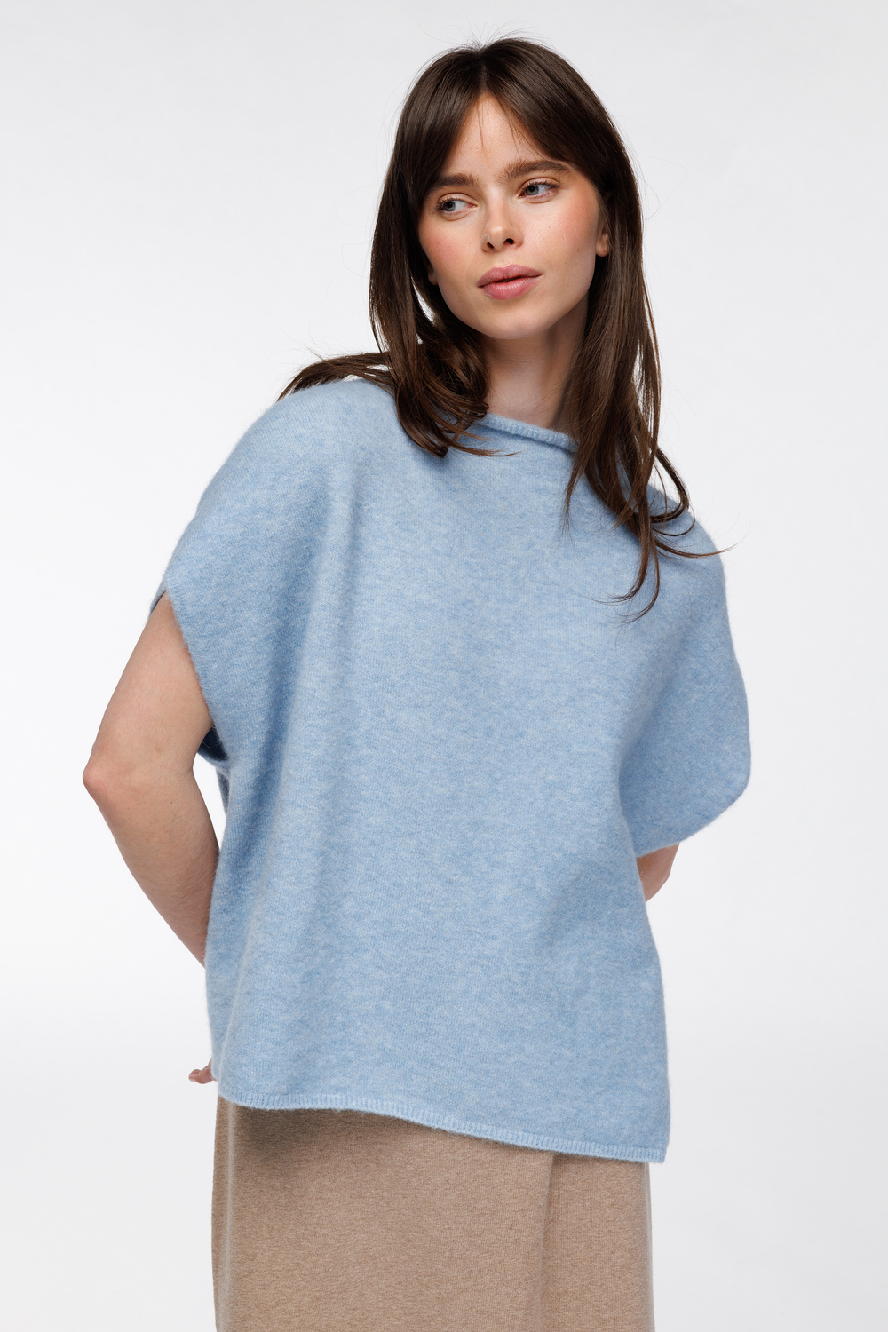 Ottilie topp Himmelblå - Himmelblå image #4