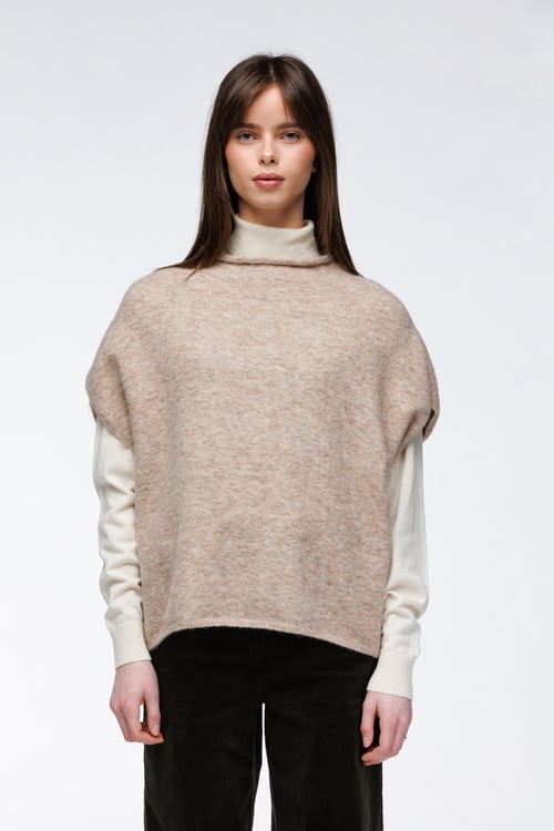 Ottilie topp Sand - Sand image #2