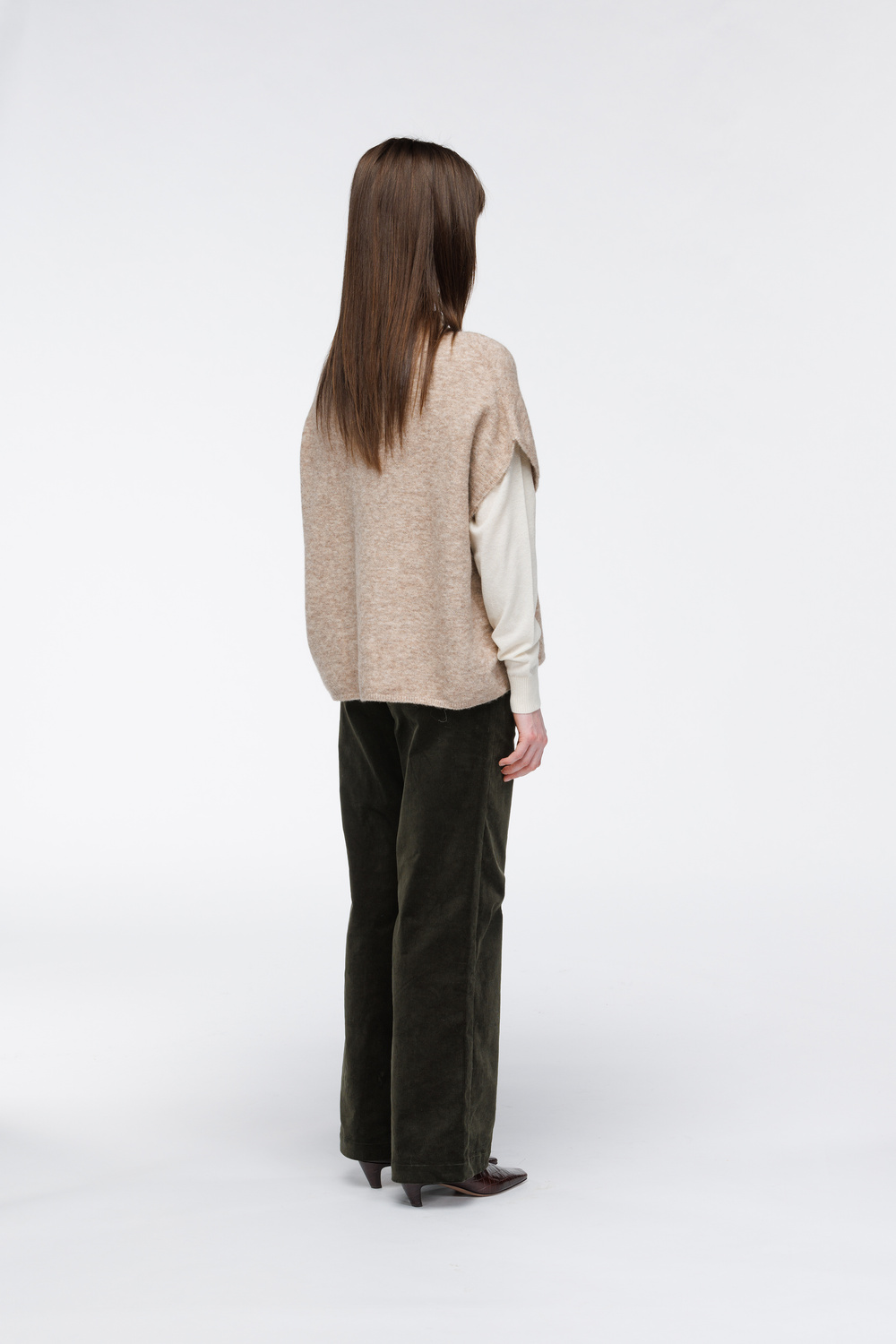 Ottilie topp Sand - Sand image #3