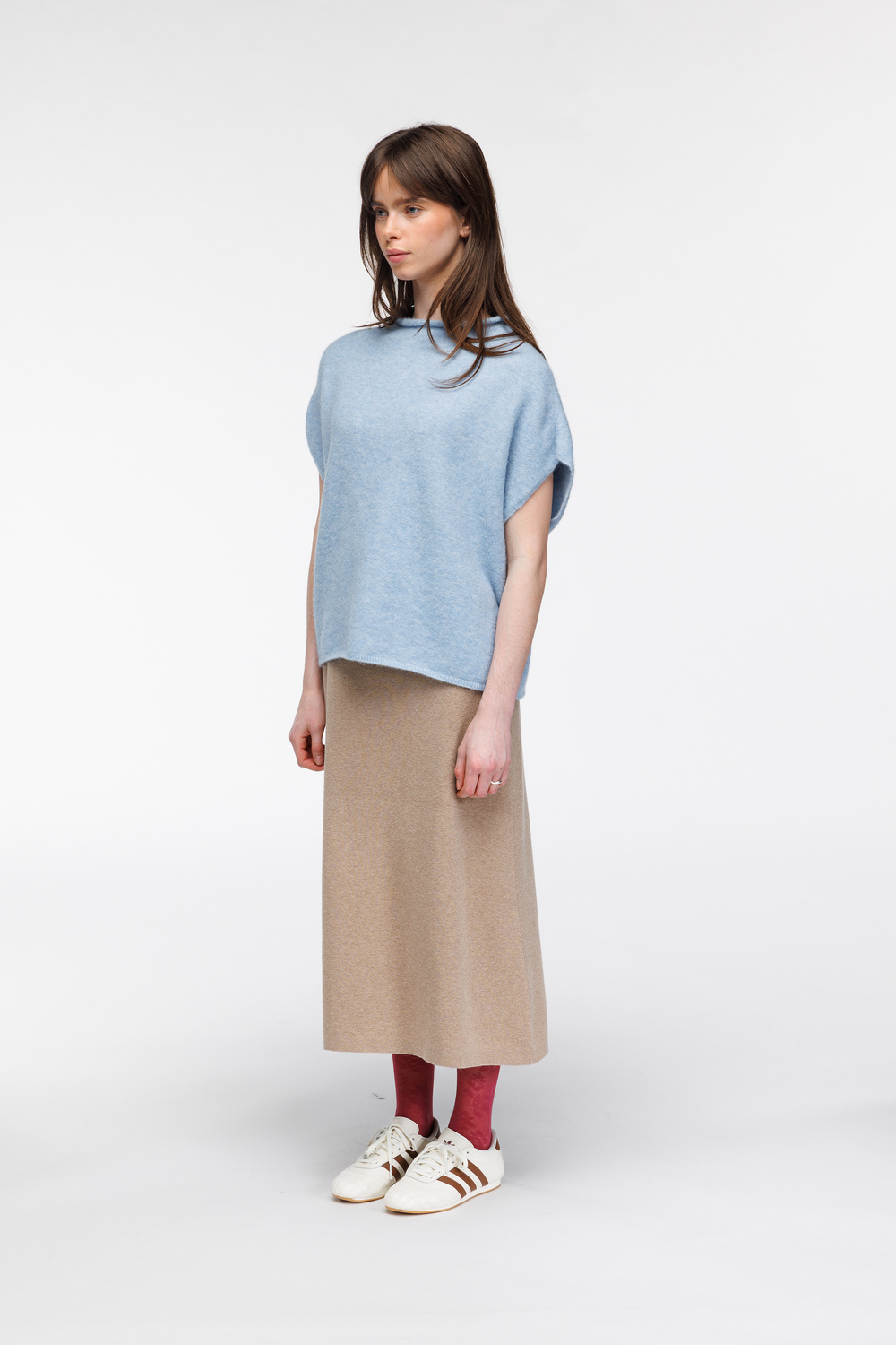Ottilie topp Himmelblå - Himmelblå image #3