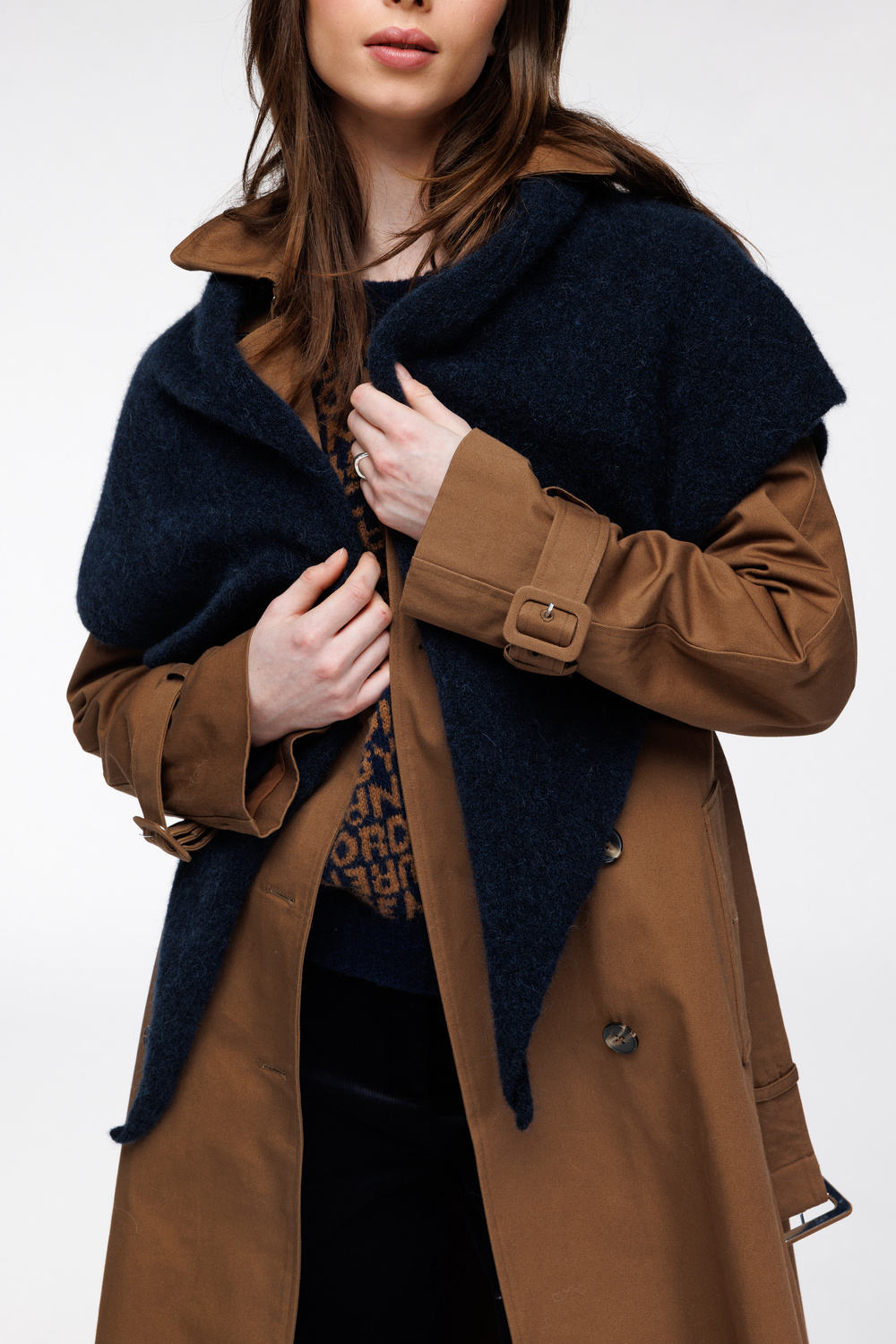 Maeve sjal Midnatt - Midnatt image #4