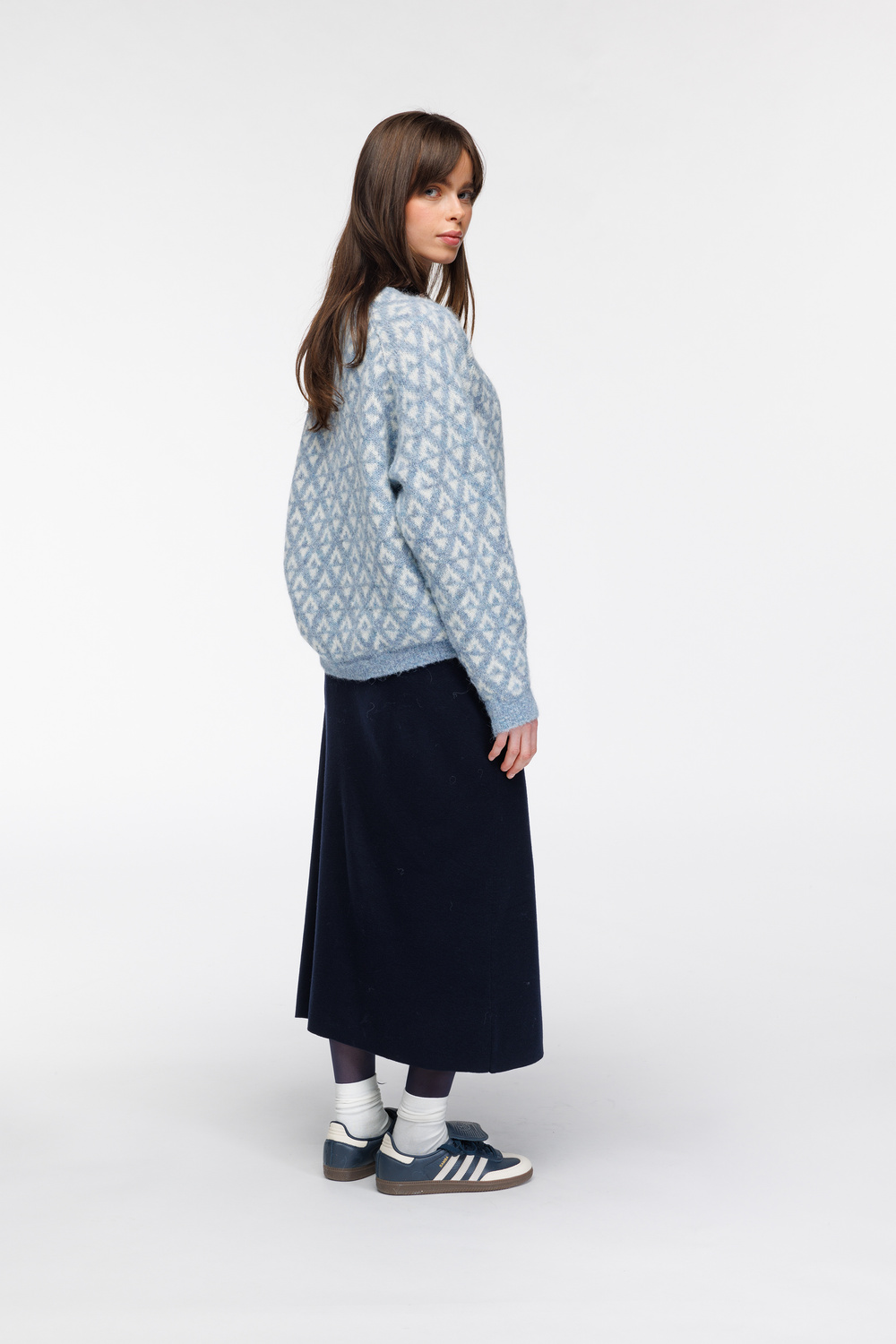Thea genser Himmelblå - Himmelblå image #4