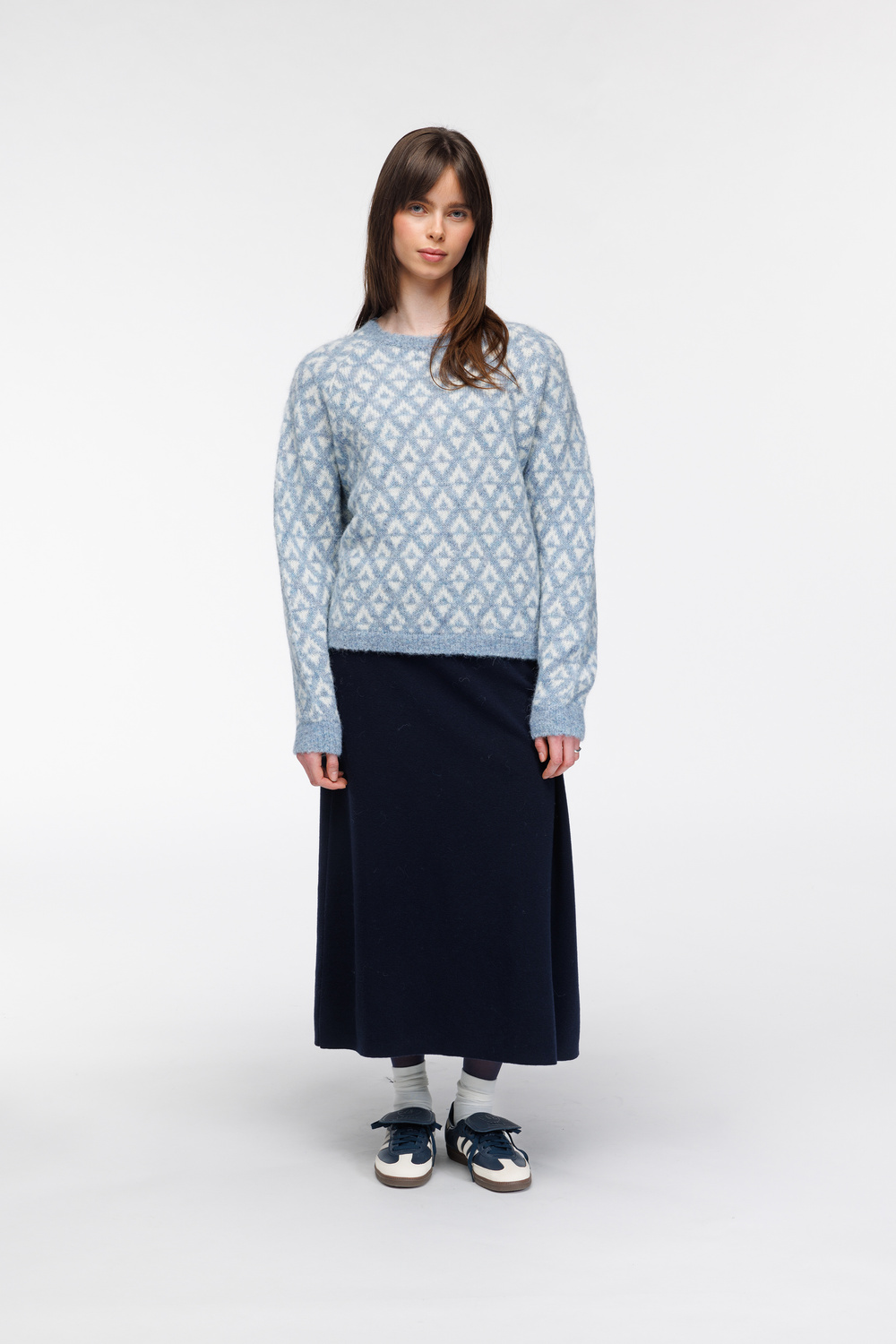 Thea genser Himmelblå - Himmelblå image #3