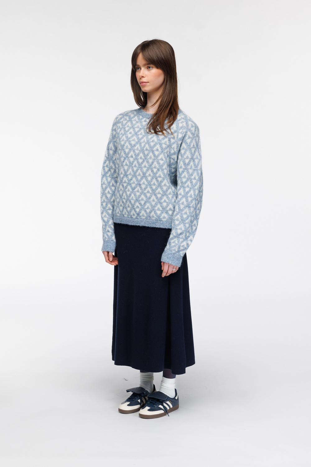 Thea genser Himmelblå - Himmelblå image #2