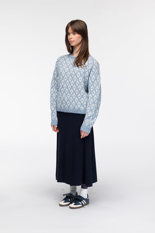 Thea genser Himmelblå - Himmelblå image #2
