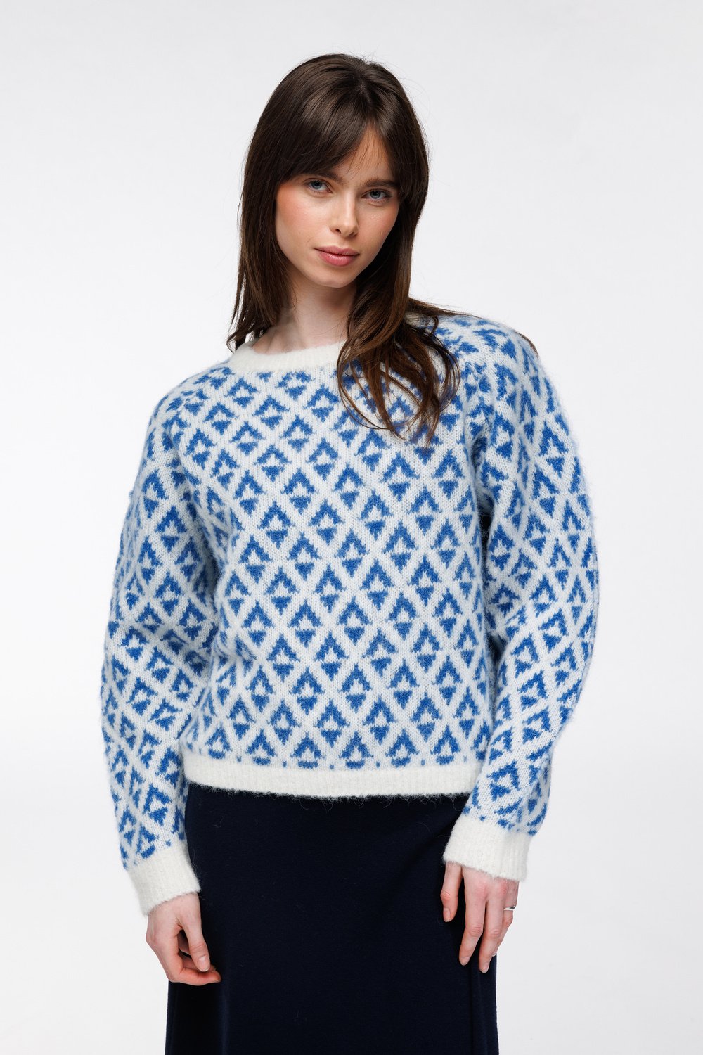 Thea genser Snøblå - Snøblå image #2