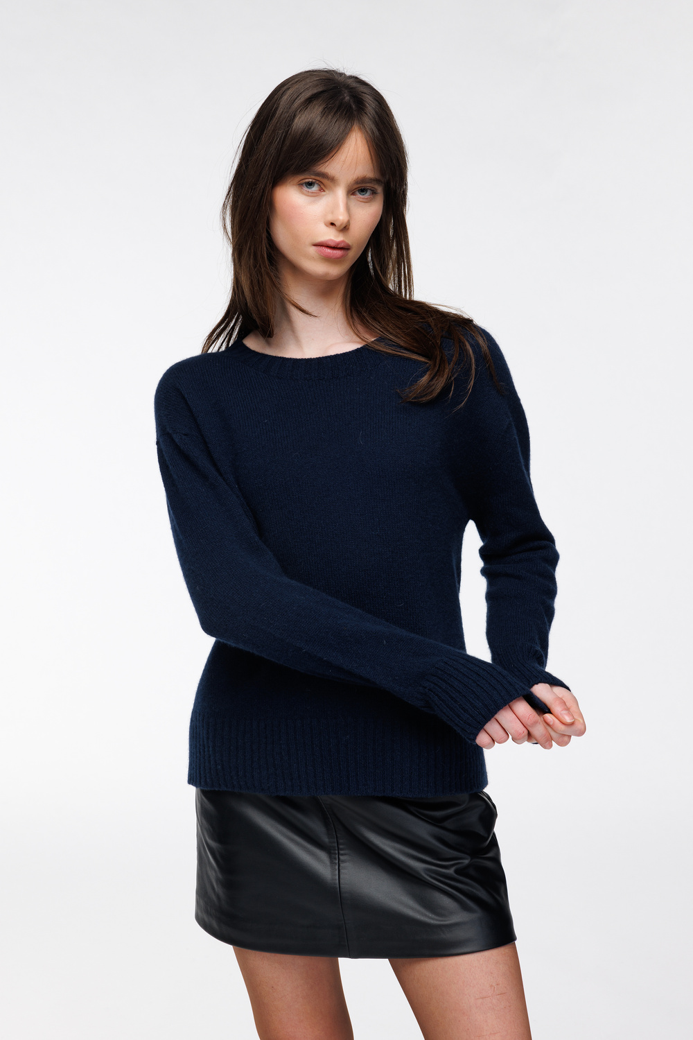 Heidi genser kasjmir Midnatt - Midnatt image #3