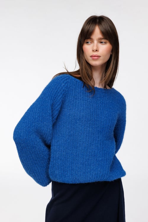 Lerke genser kort Kobolt - Kobolt image #1