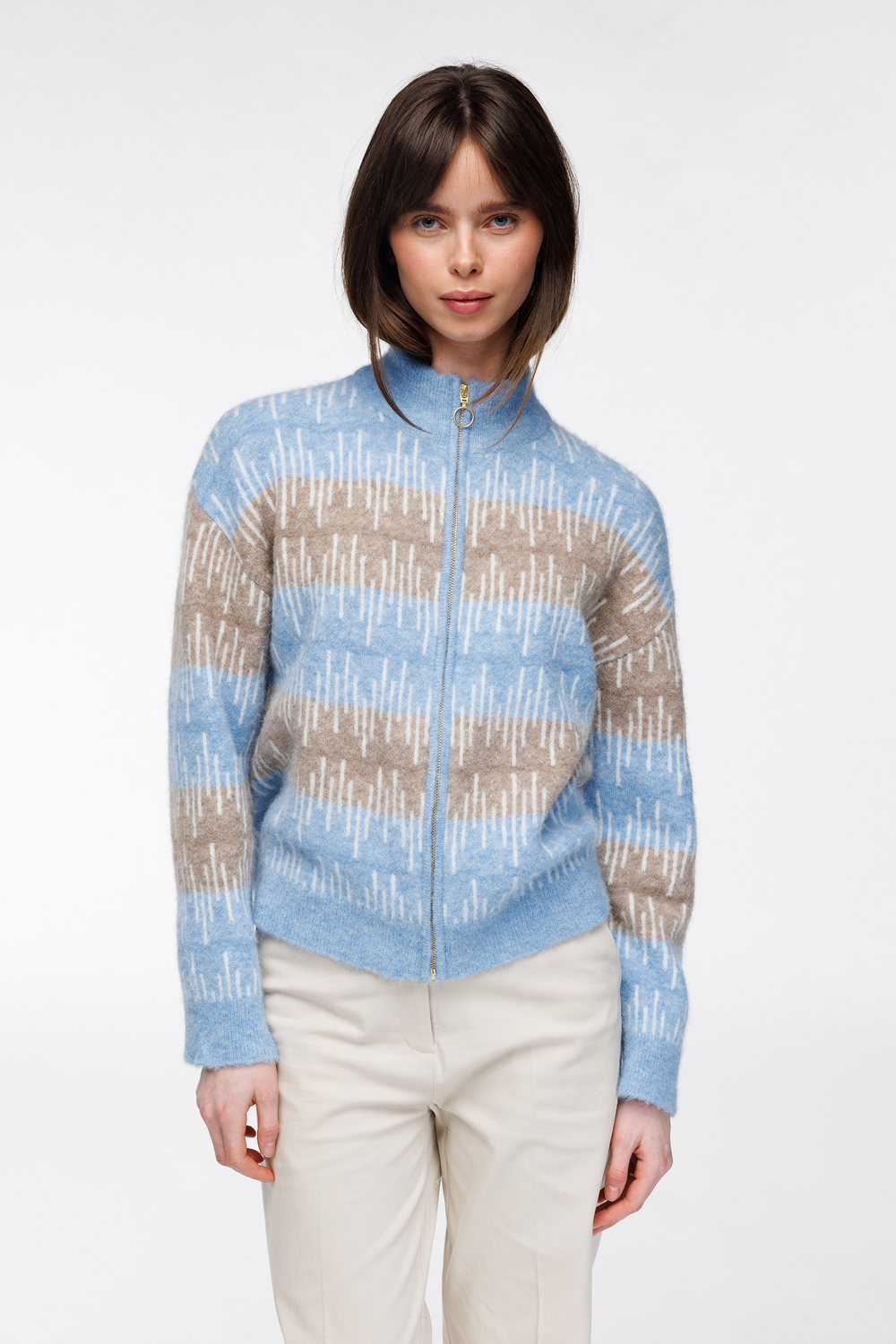 Aud cardigan Himmelblå - Himmelblå image #1