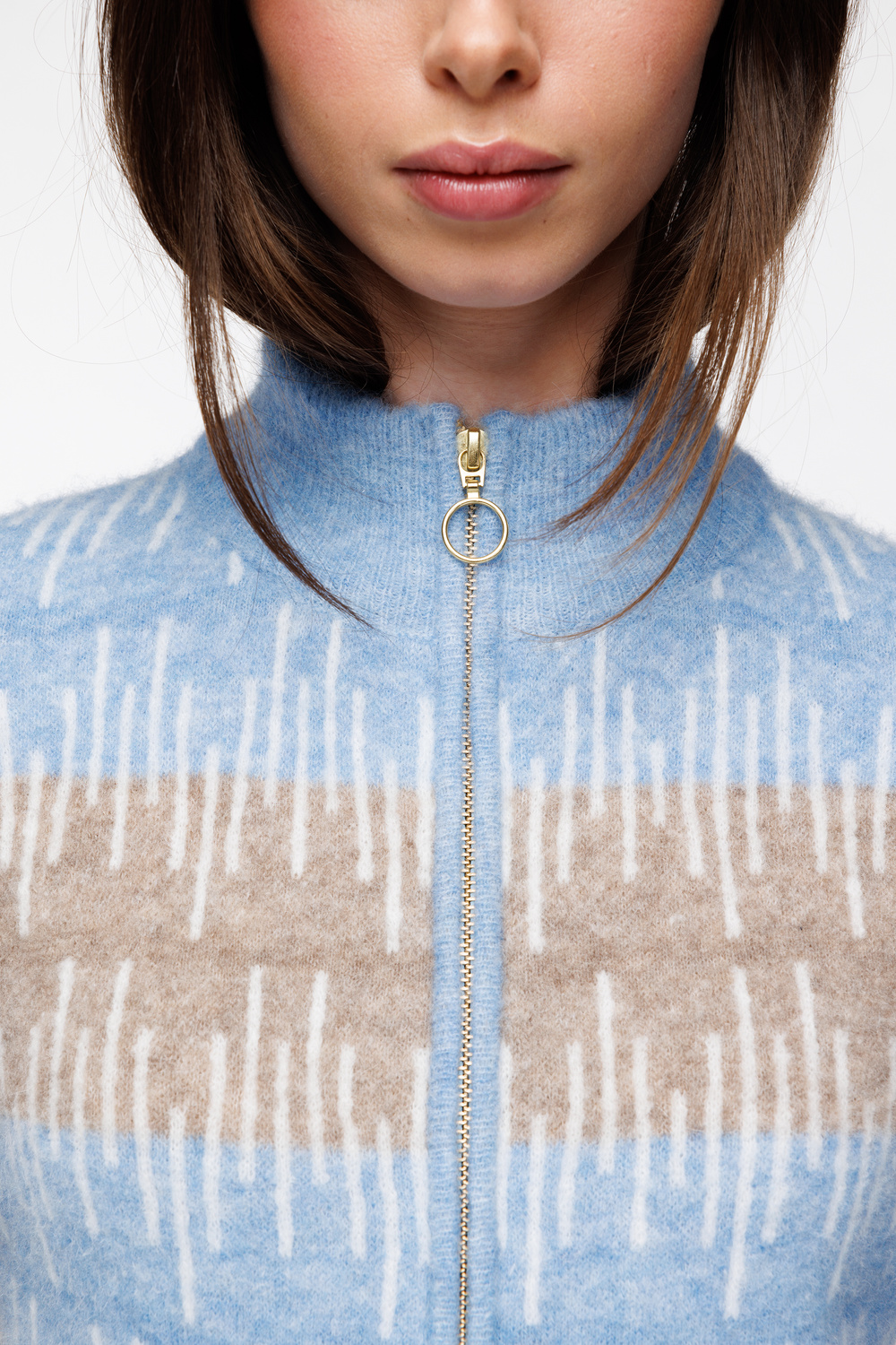 Aud cardigan Himmelblå - Himmelblå image #2