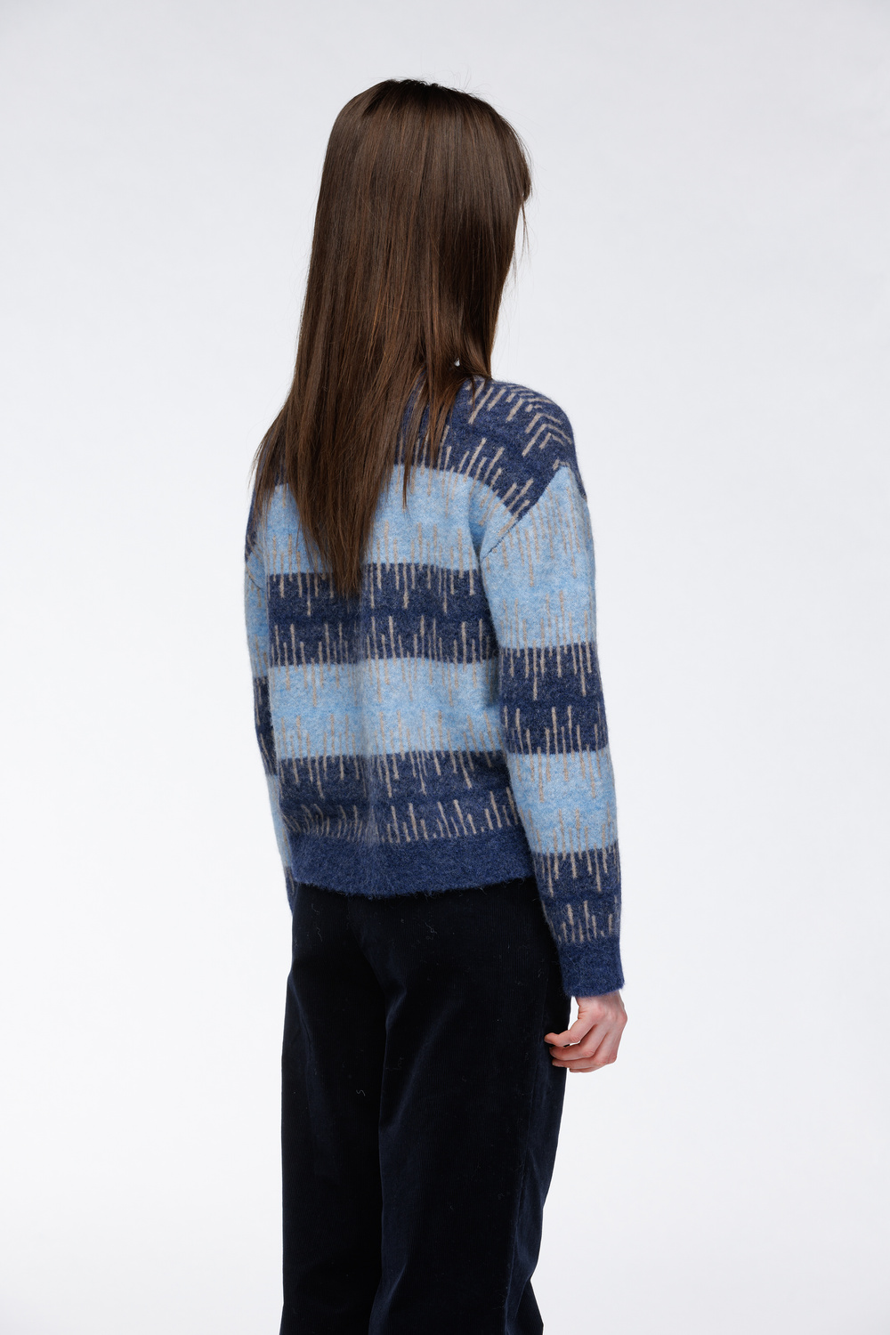Aud cardigan Midnatt - Midnatt image #3
