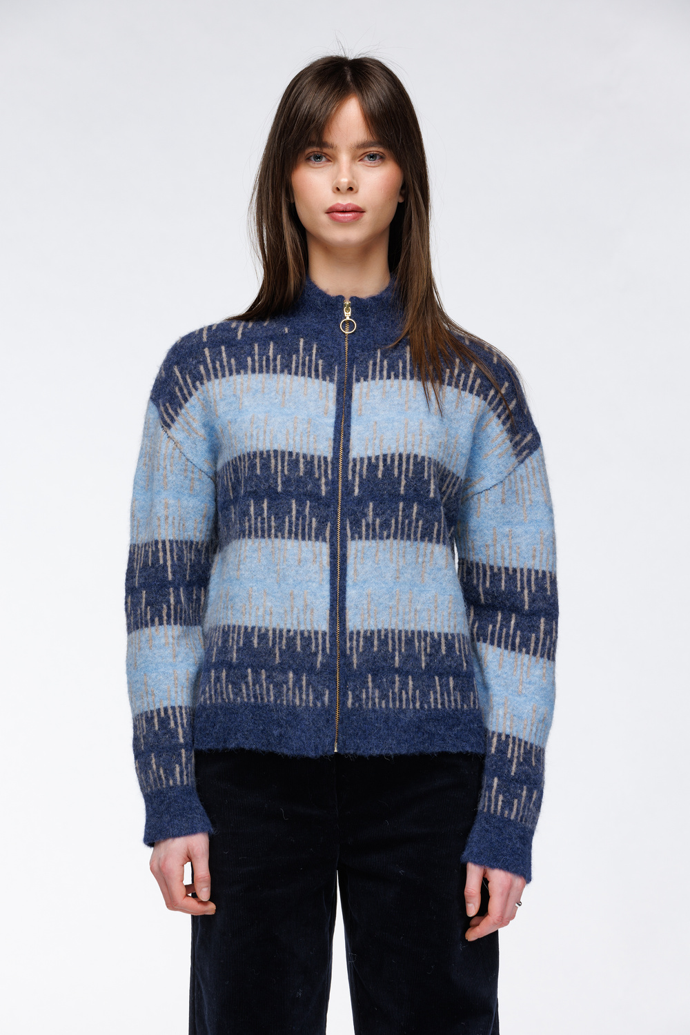 Aud cardigan Midnatt - Midnatt image #1