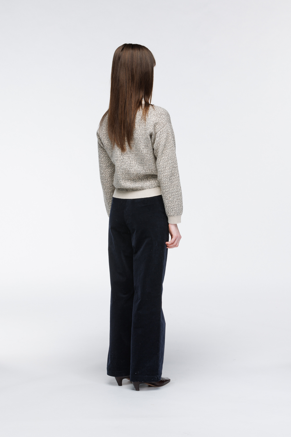 Idunn bokstav genser Støv - Støv image #4