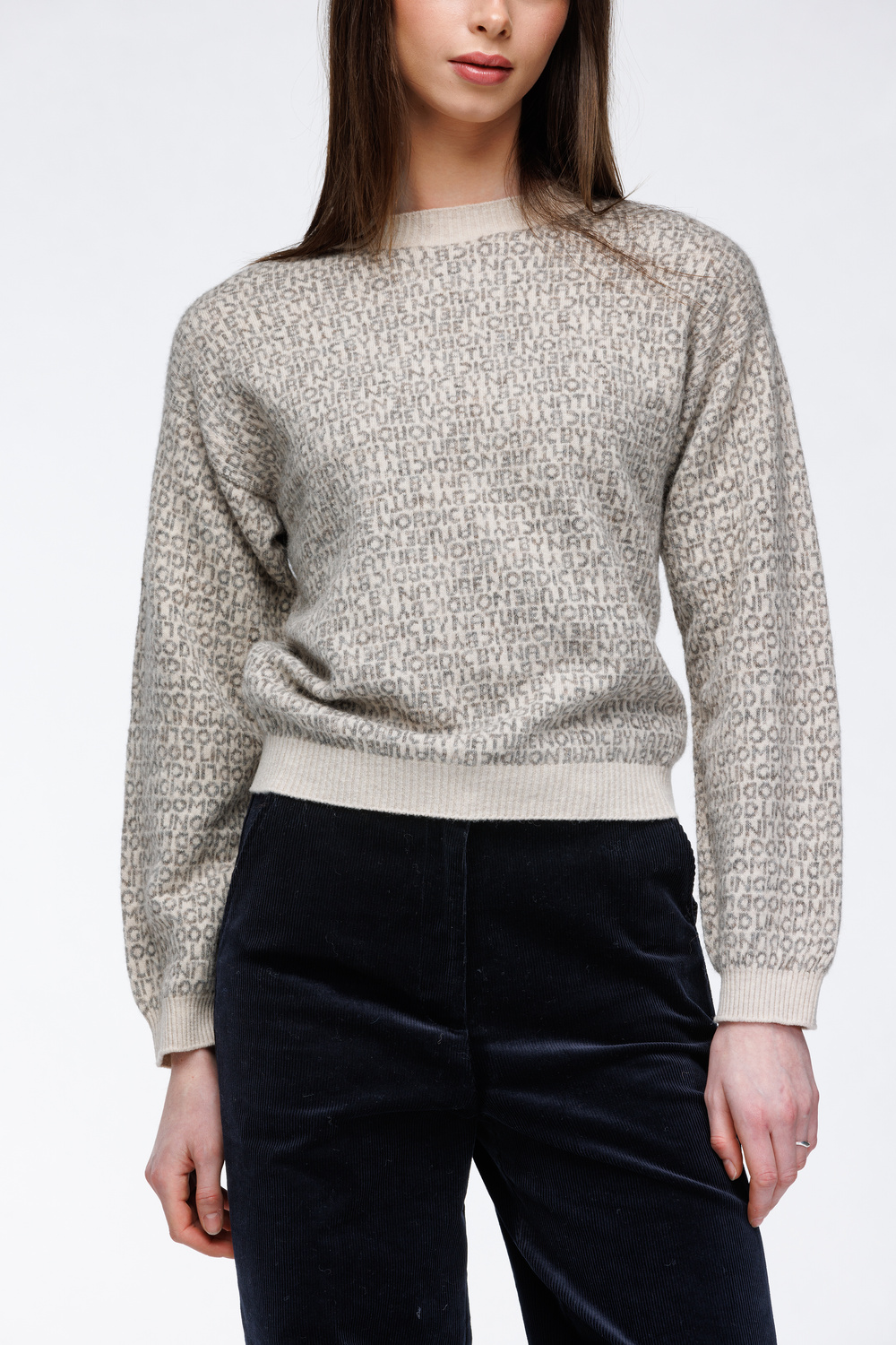 Idunn bokstav genser Støv - Støv image #2