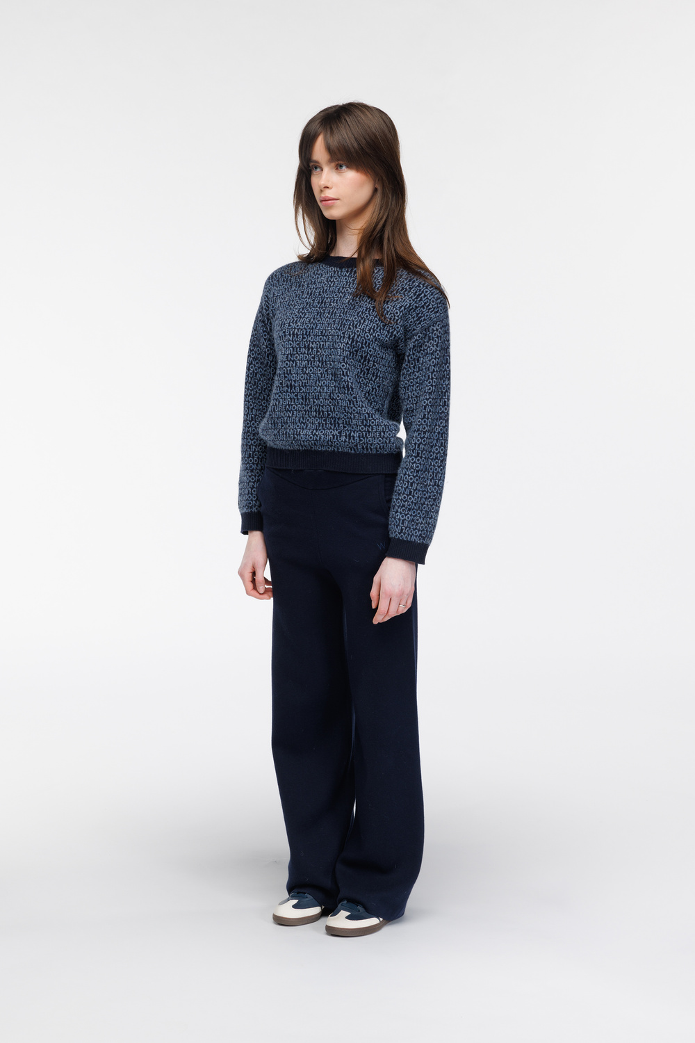 Idunn bokstav genser Midnatt - Midnatt image #5