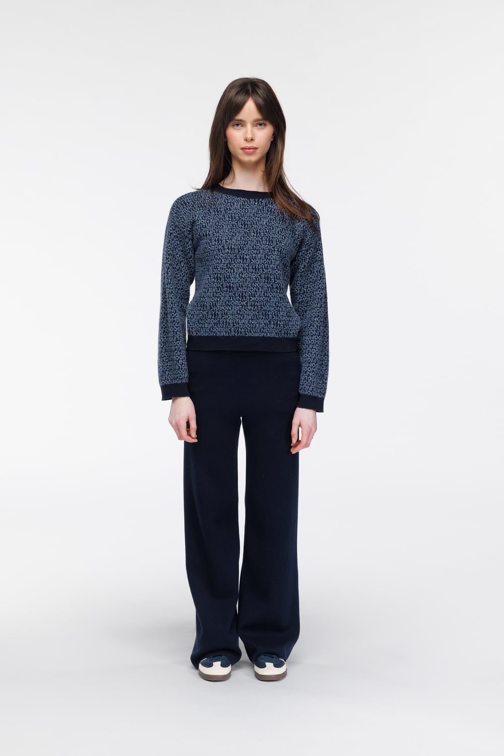 Idunn bokstav genser Midnatt - Midnatt image #3