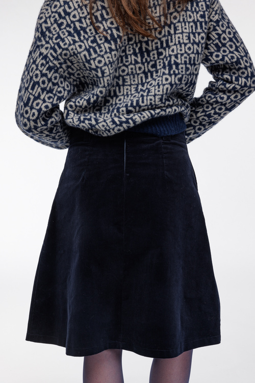 Lykke bokstav genser Midnatt - Midnatt image #2