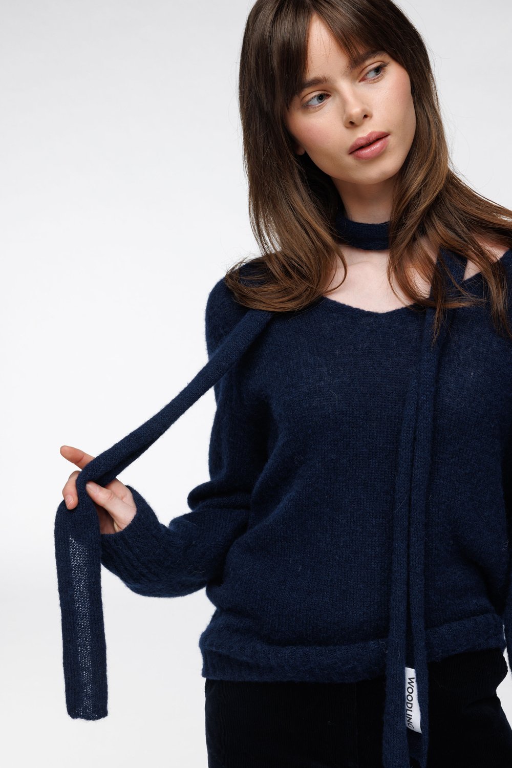 Robin skjerf smalt Midnatt - Midnatt image #2