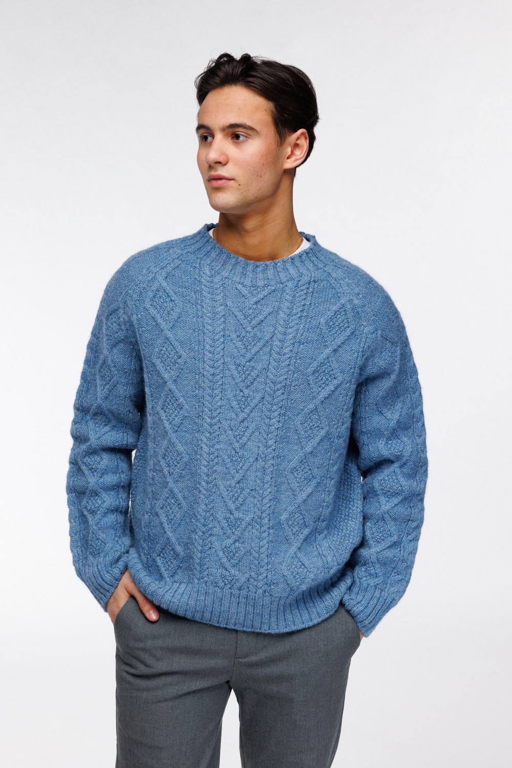 Arnbjørn genser Himmelblå - Himmelblå image #1