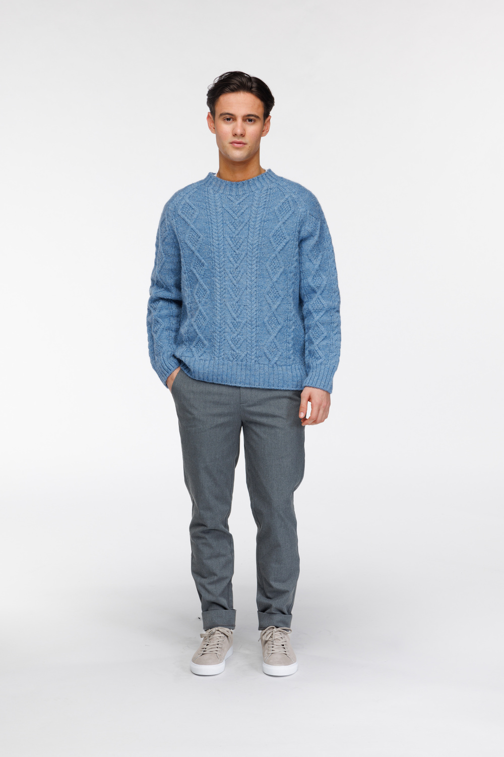 Arnbjørn genser Himmelblå - Himmelblå image #3